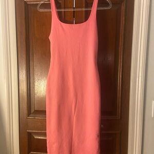 Pink pencil dress Zara